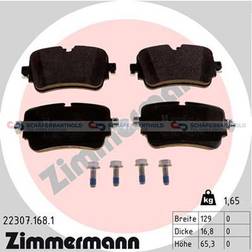 Brembo Bremseklodser Bagaksel|17mm|WVA:22307|ZIMMERMANN